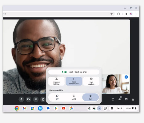 AI enhancements to video call