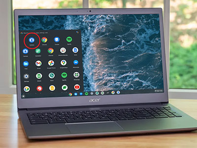 Camera App location on Chromebook
